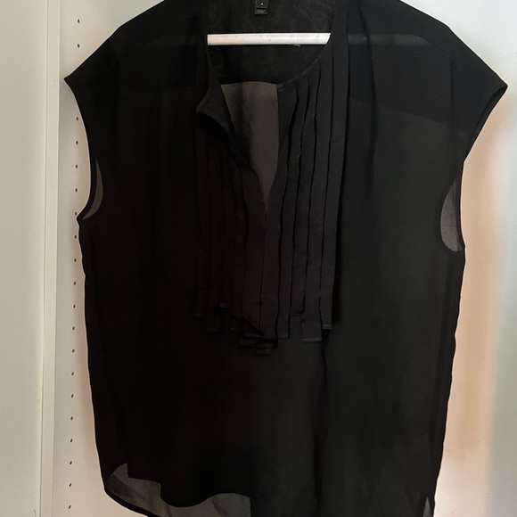 BLACK J. Crew grosgrain ribbon top - Picture 3 of 3